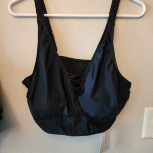 Bloomchic Criss Cross Bikini top, NWT